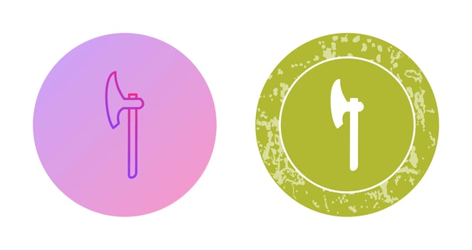 Unique Axe Vector Icon