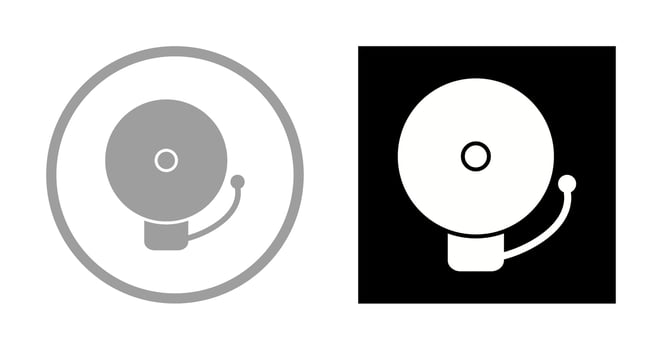 Unique Alarm Vector Icon