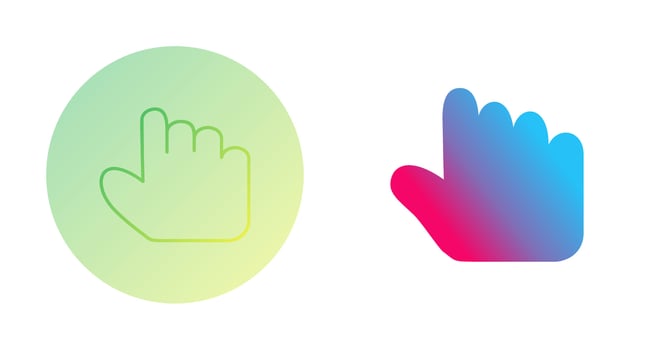 Unique Hold Vector Icon