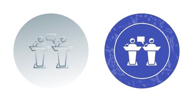 Debate Vector Icon