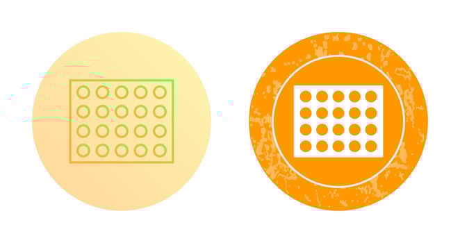 Colored Palette Vector Icon