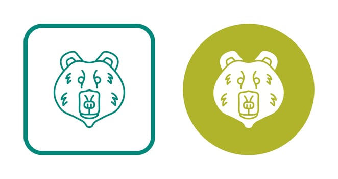 Polar Bear Vector Icon