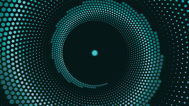 Abstract spiral green round vortex background for your creative project. vector