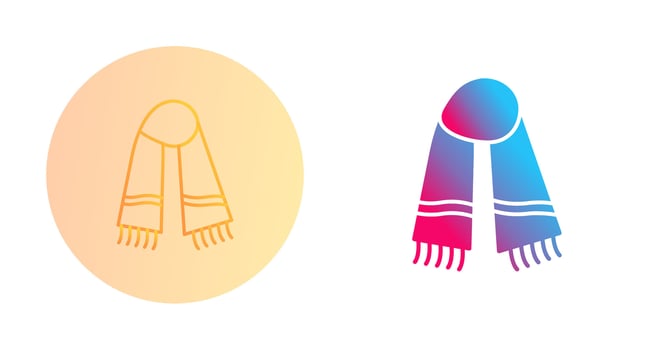 Warm Scarf Vector Icon