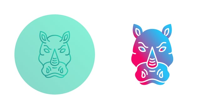 Rhino Vector Icon