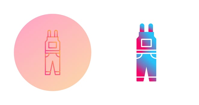 Jumpsuit Vector Icon