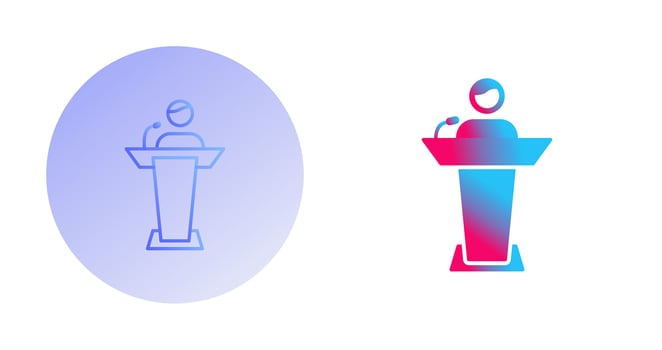 Elected Candidate Vector Icon