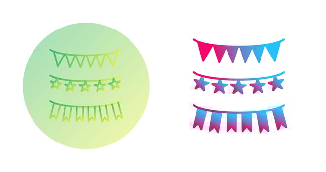 Garlands Vector Icon