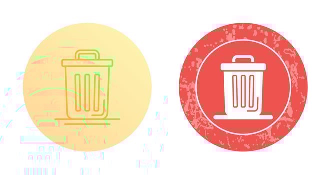 Trash Can Vector Icon