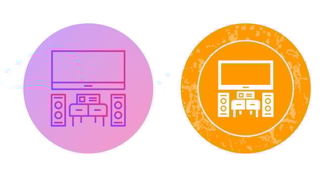 Home Theater Vector Icon
