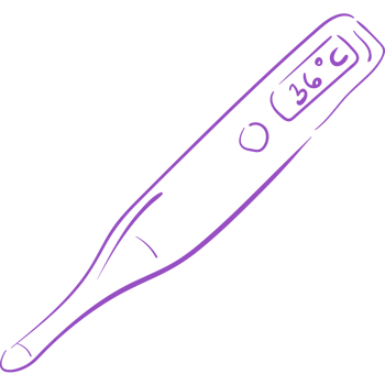 Thermometer Doodle Art PNG Transparent Background