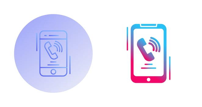 Incoming Call Vector Icon