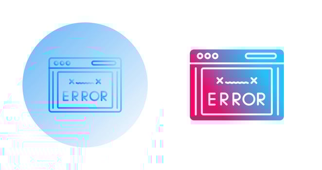 Error Code Vector Icon