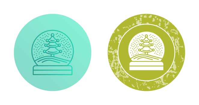 Snow Glob Vector Icon