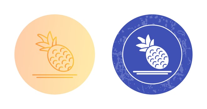 Pineapple Vector Icon