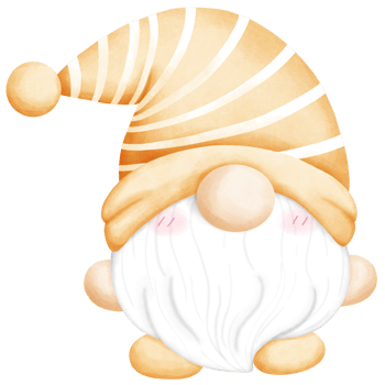 Gnome wears a hat png