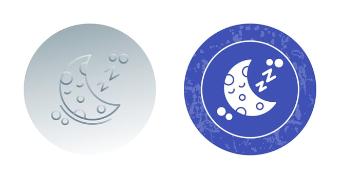 Sleeping Vector Icon