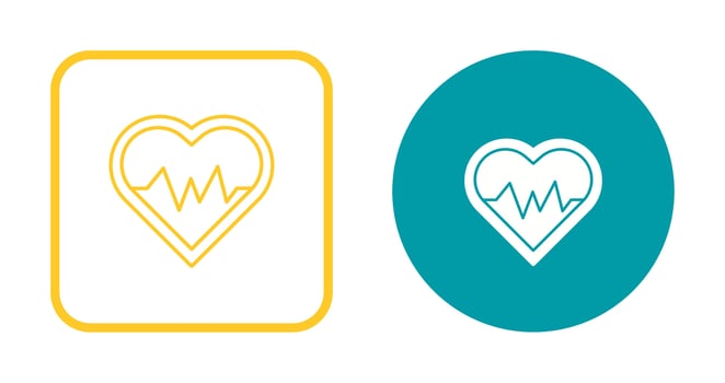 Heart Beat Vector Icon