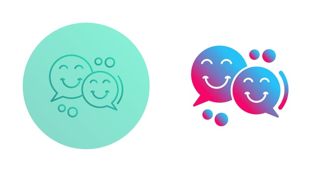 Chatting Vector Icon