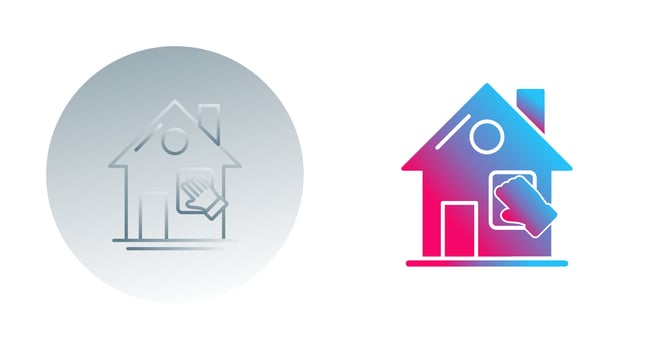 House Cleaning Vector Icon