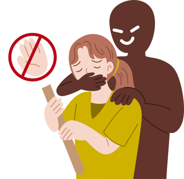 Woman prohibited from speaking png