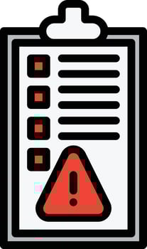 Rules Alert Vector Icon Design Illustration