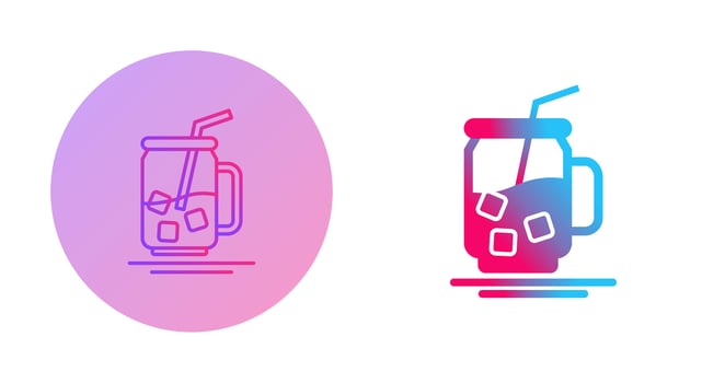 Iced Tea Vector Icon