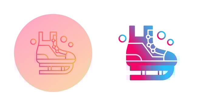 Ice Skating Vector Icon