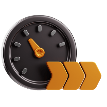 Speed Boost 3D Illustration for infographic, etc png