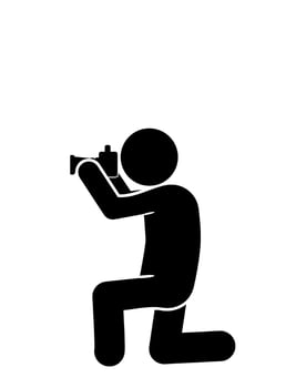 vector illustration of photographer taking photos, photography
