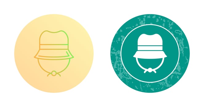 Camping Hat Vector Icon