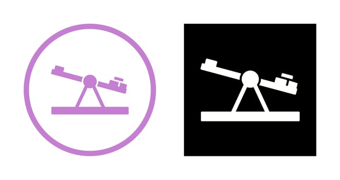Seesaw Vector Icon