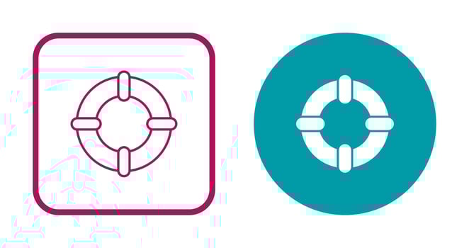 Life Saver Vector Icon