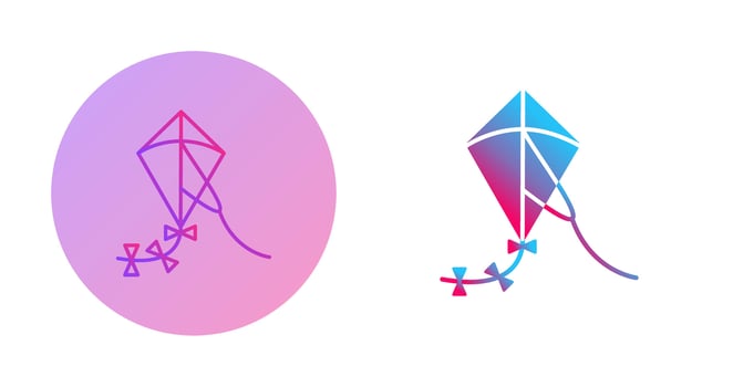 Kite Vector Icon