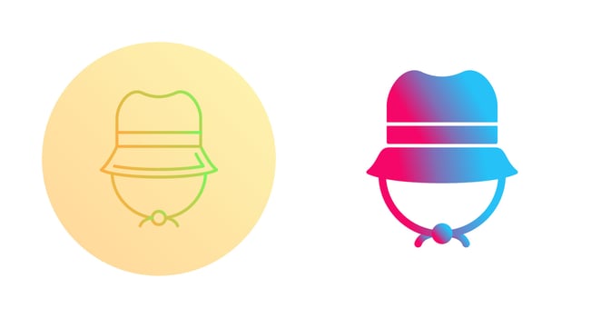 Camping Hat Vector Icon