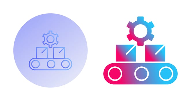 Conveyor Belt Vector Icon