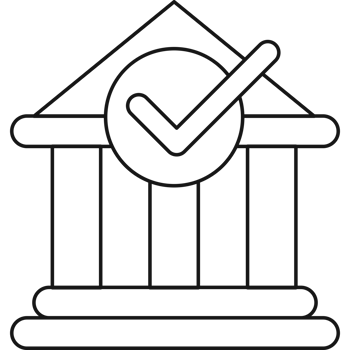 Guarantee Agency Icon Outline PNG Transparent Background