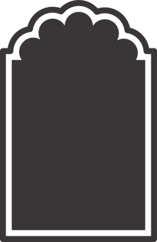 Ramadan frame shape. Door and window arch with Islamic design. Muslim oriental gate. Indian vintage arc with traditional ornament. Architecture element and sticker png