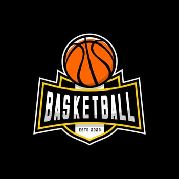 BASKETBALL SHIELD LOGO vector