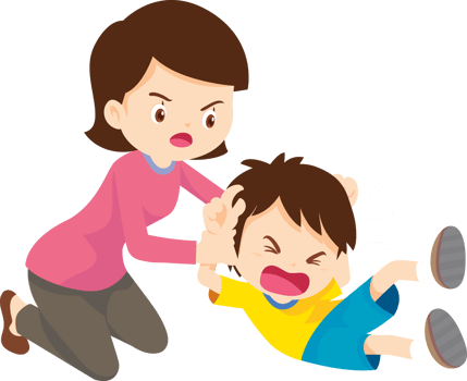 Family character-father mother and children png