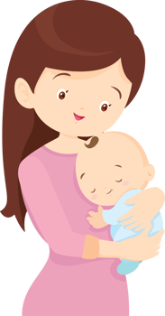 Family character-father mother and children png
