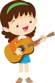 musical kid children playing music instrument png