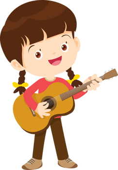 musical kid children playing music instrument png