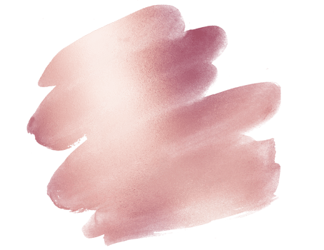 Hand drawing gradient rose gold stroke paint glittering background png