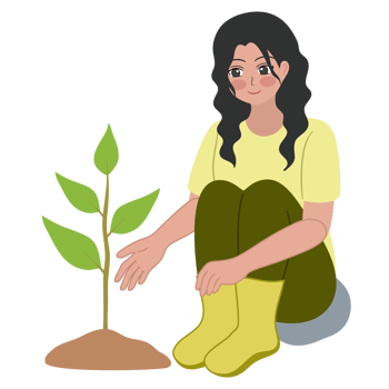 planting tree clipart png
