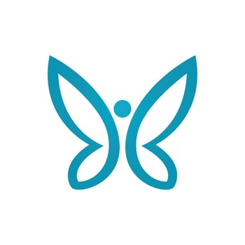 Beauty Butterfly icon design vector