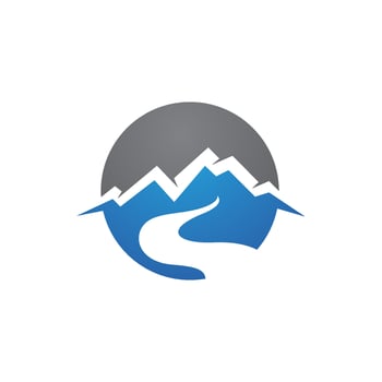 Mountain icon Logo vector