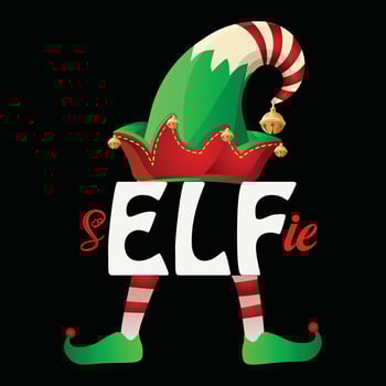 Christmas design ELF vector