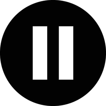 Pause Button Icon vector