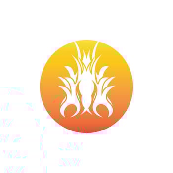 Fire Flame Logo Vector Template Illustration